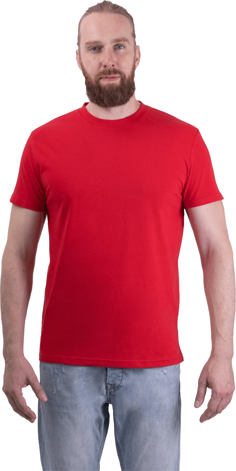 Футболка короткий рукав 160 г/м2, красная Бел 006.07