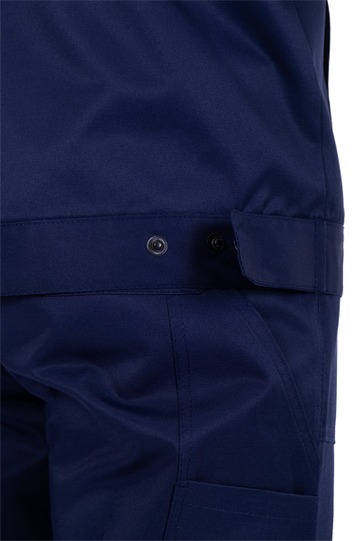 Костюм мужской ТЕХНИК 2 от механических воздействий и ОПЗ (куртка, полукомбинезон), темно-синий/серый Кос 099