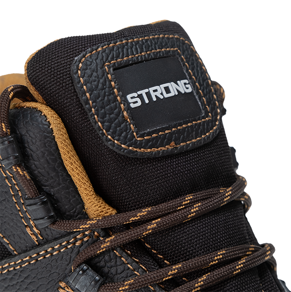 Ботинки STRONG (Стронг) с КП, кожаные ПУ/ПУ