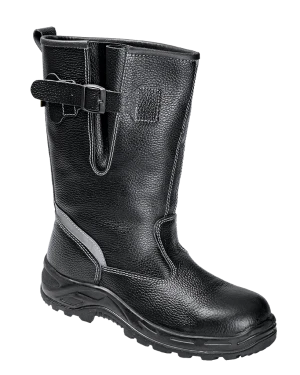 Сапоги TURBO с КП, хромовые ПУ/нитрил (Сап. 085)