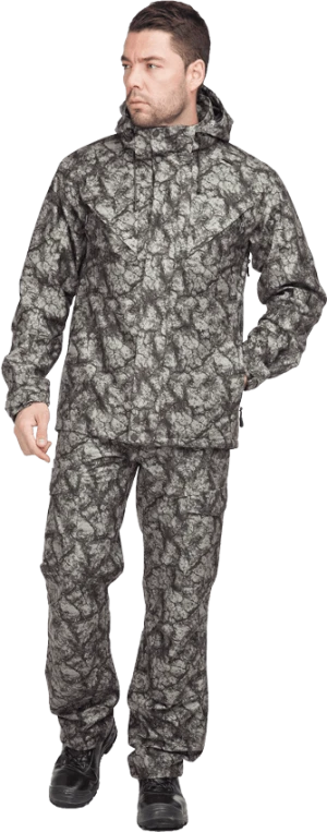 Куртка мужская АРГУТ, цвет оливковый/камни Кур 914