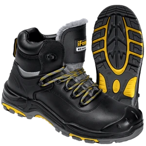 Ботинки iForm® ORIGINAL (ОРИДЖИНАЛ) с КП и КС нат мех, кожаные ПУ/нитрил