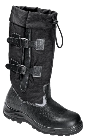 Сапоги TURBO "СЕВЕР" с КП (68КП/Мод.Сап 131), многослойный утеплитель, кожа/оксфорд, ПУ/нитрил
