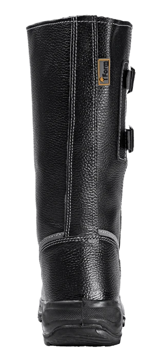 Сапоги TURBO высокие с КП и КС нат. мех, хромовые, ПУ/нитрил (м.60КПКСН)