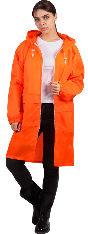 Плащ ТУРИСТ с маркировкой РД, оранжевый